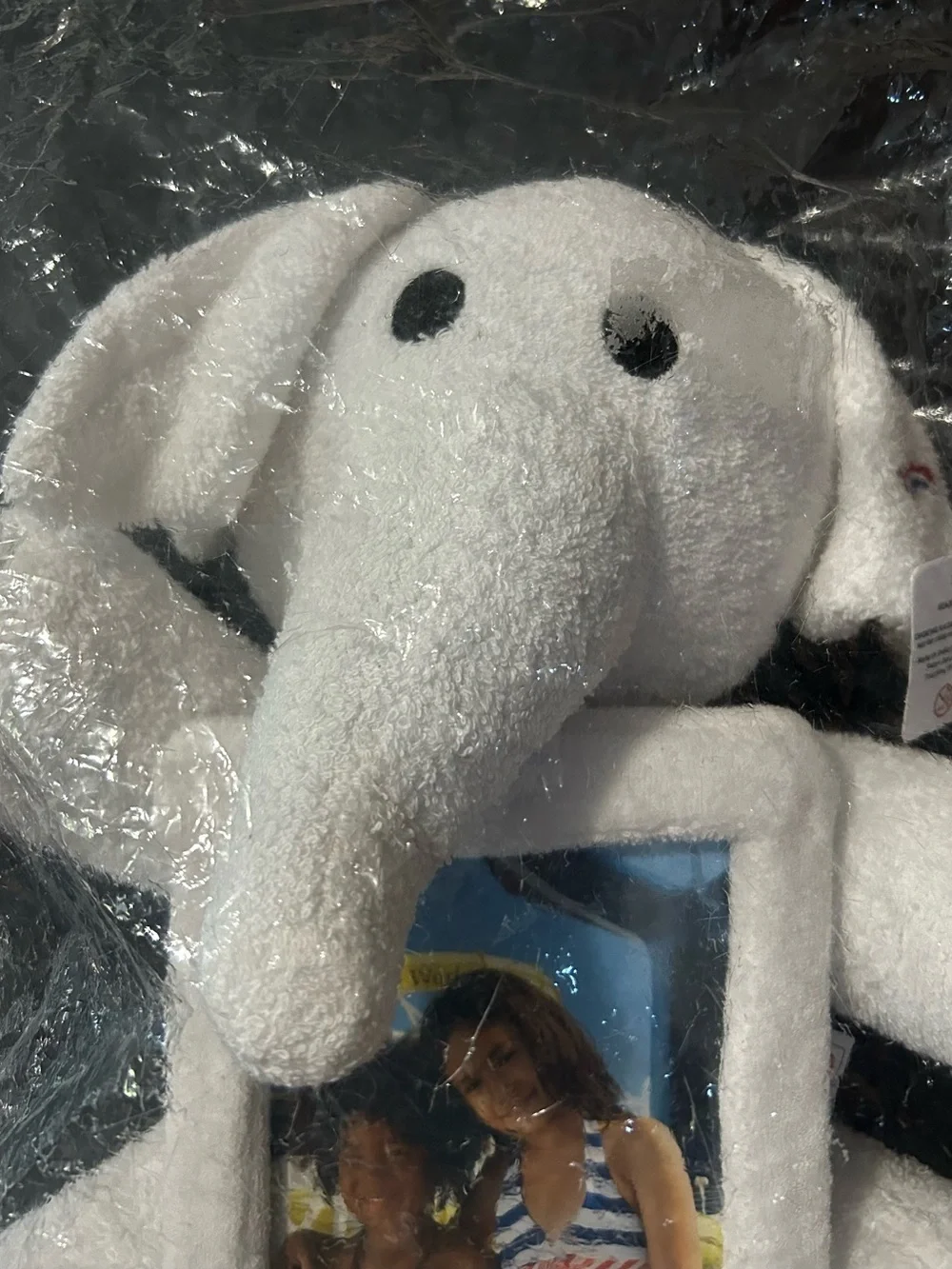 Carnival Cruise Line Towel Elephant Picture Holder Photo Frame Plush NWT